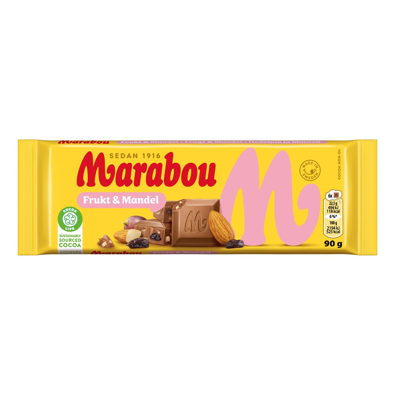 Marabou Frukt & Mandel Chokladkakor Storpack