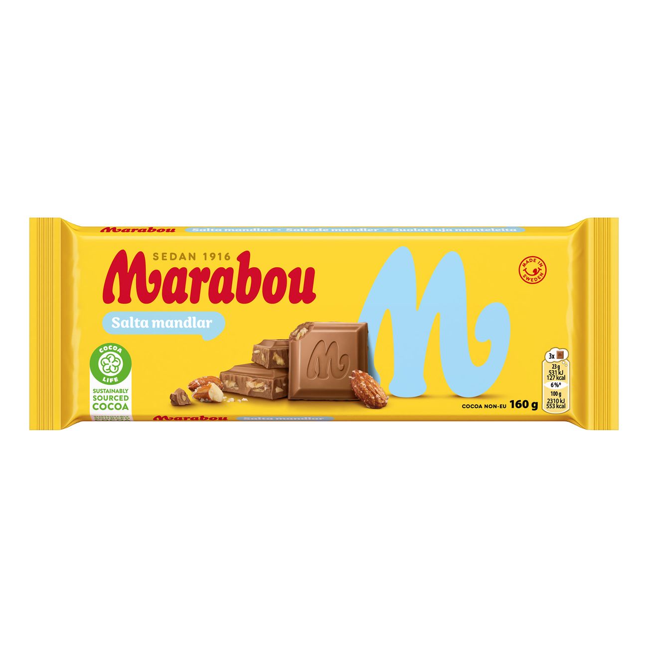 Marabou Salta Mandlar Chokladkakor Storpack