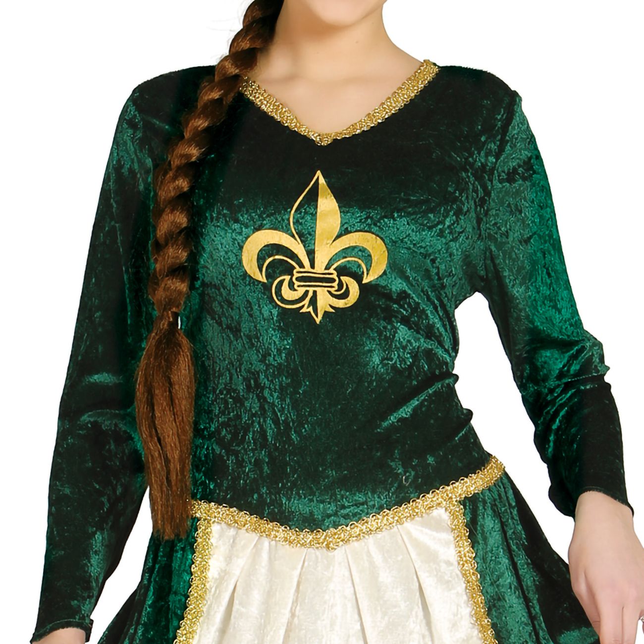 Middelalder Dronning Kostume