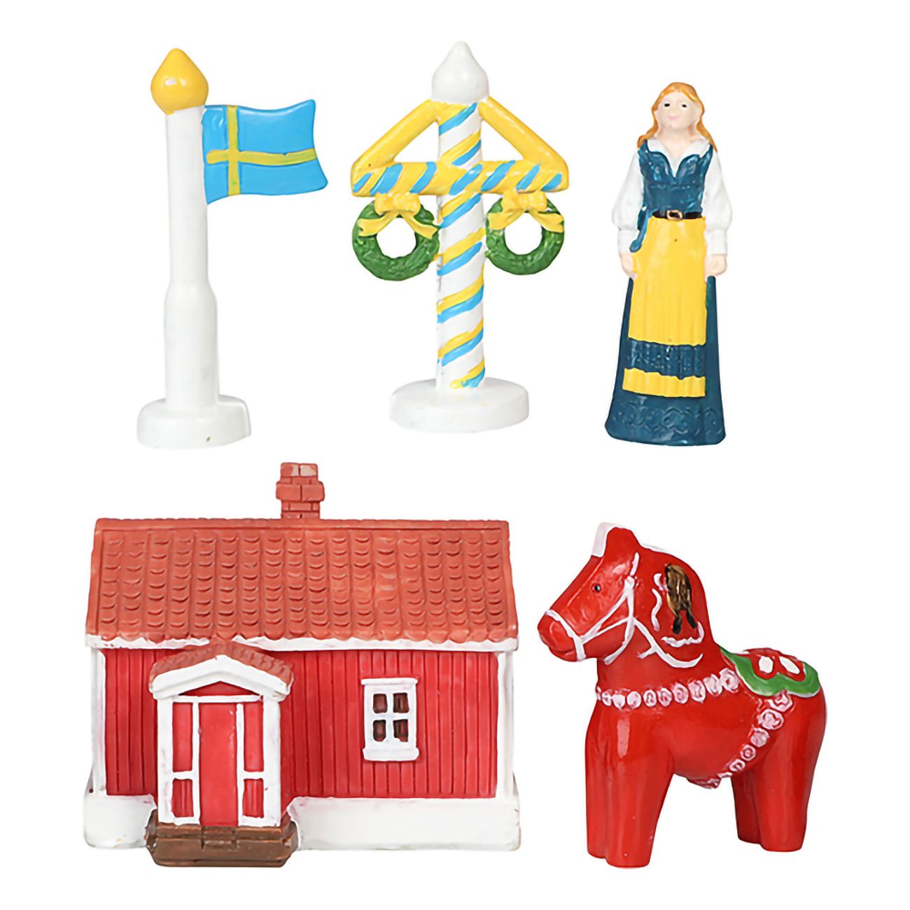 Midsommar Smådekorasjoner Sett