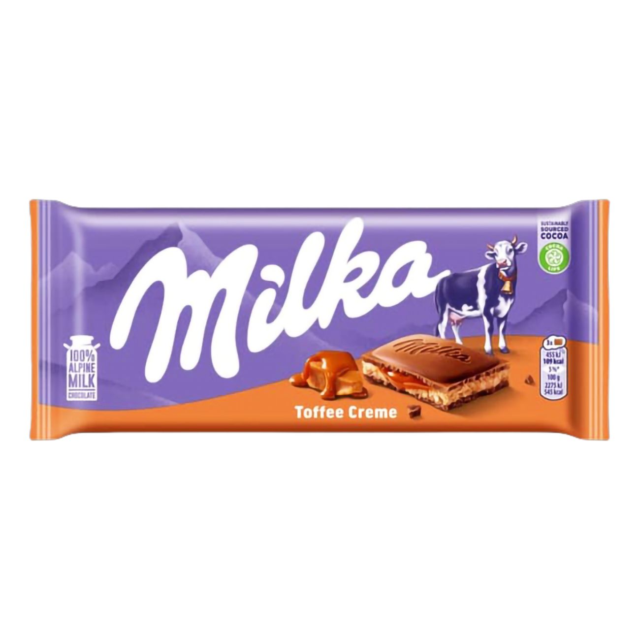 Milka Mjölkchokladkaka Toffee Creme