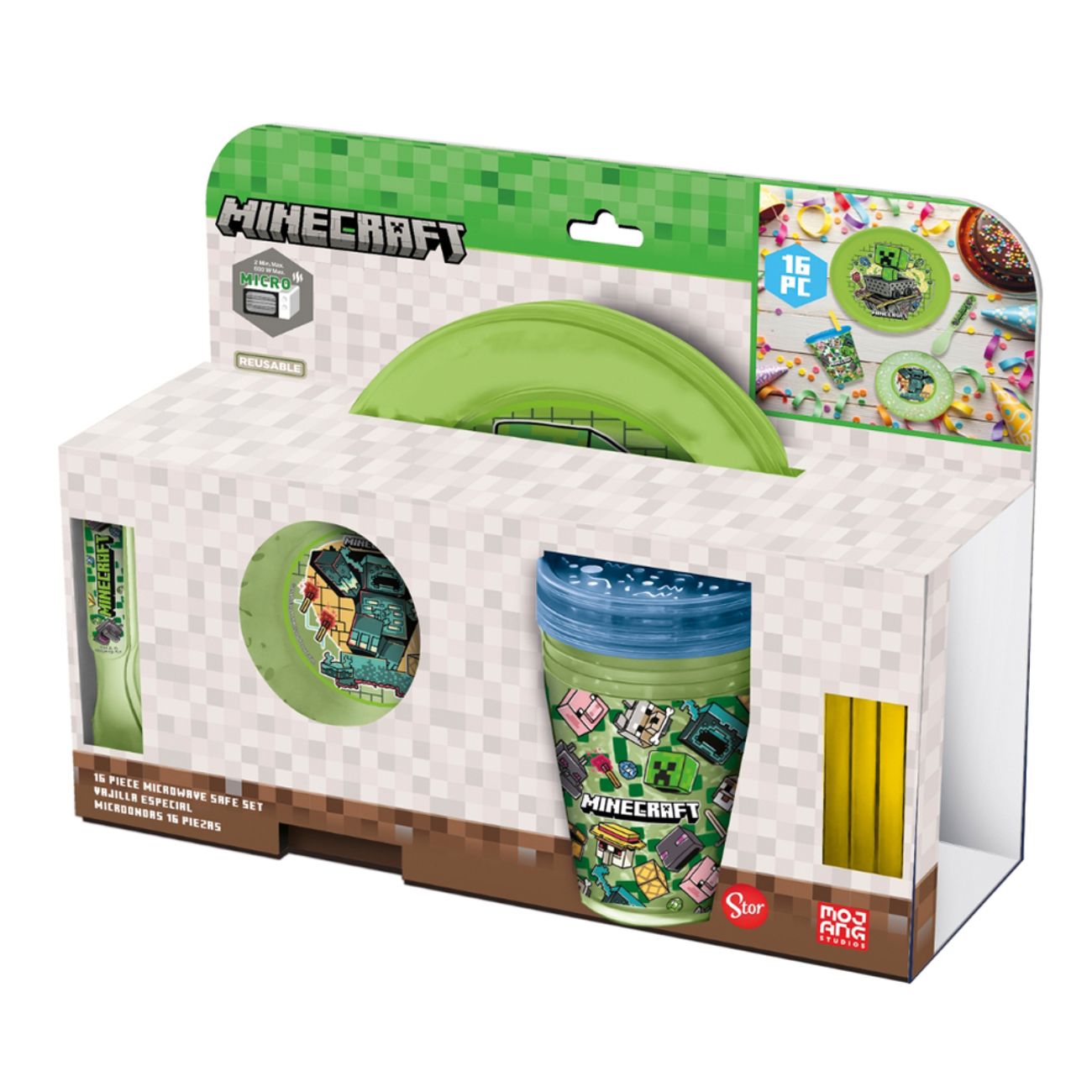 Minecraft Barneservise Sett