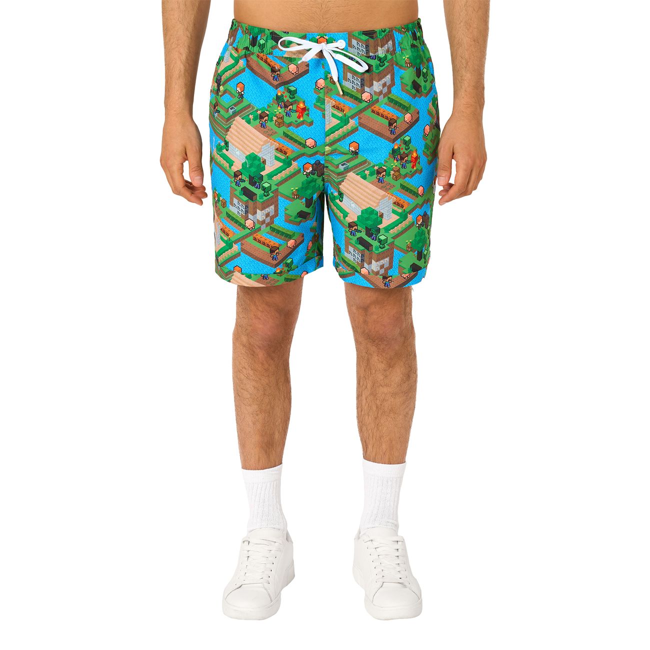 Minecraft Overworld Shorts Kostym