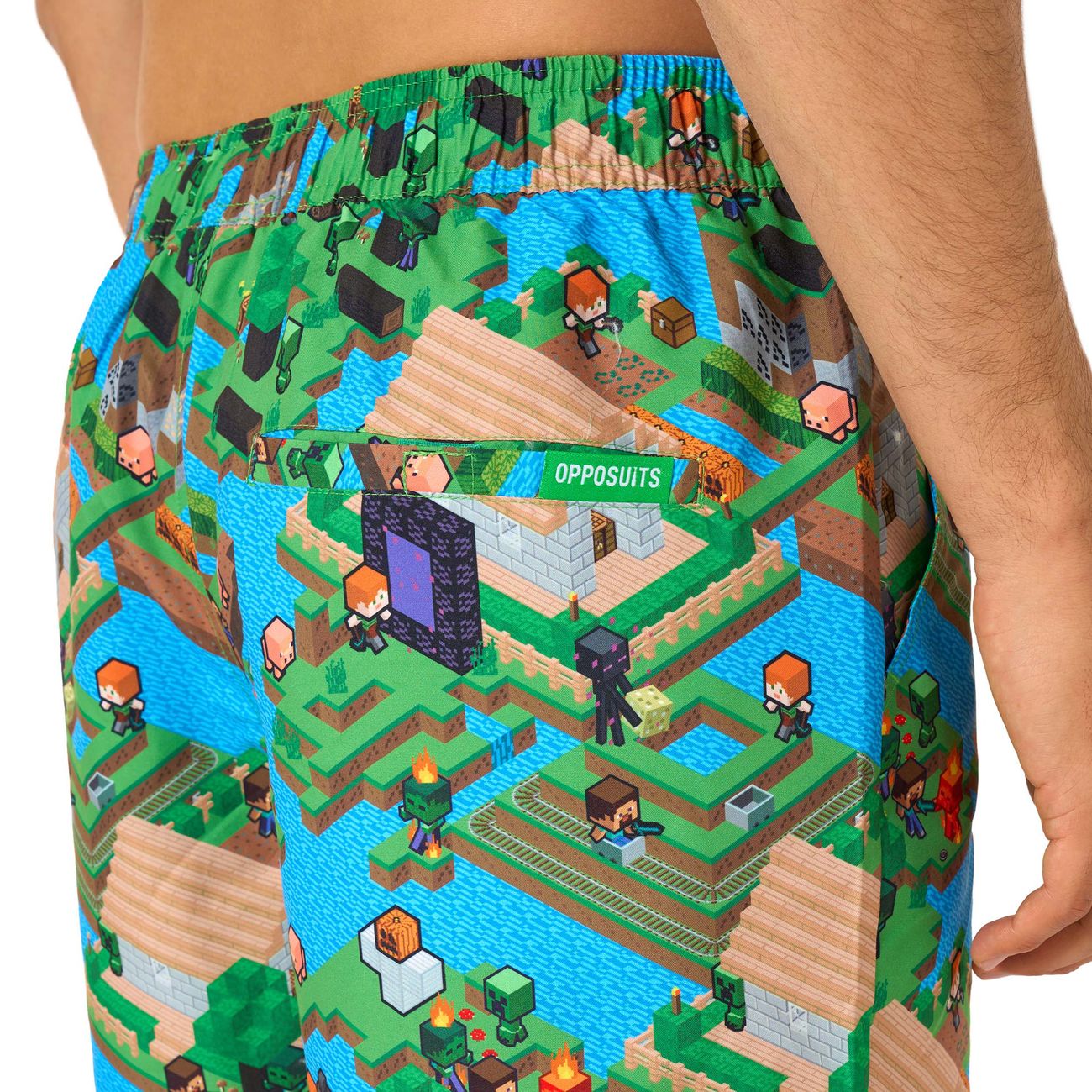 Minecraft Overworld Shorts Kostym