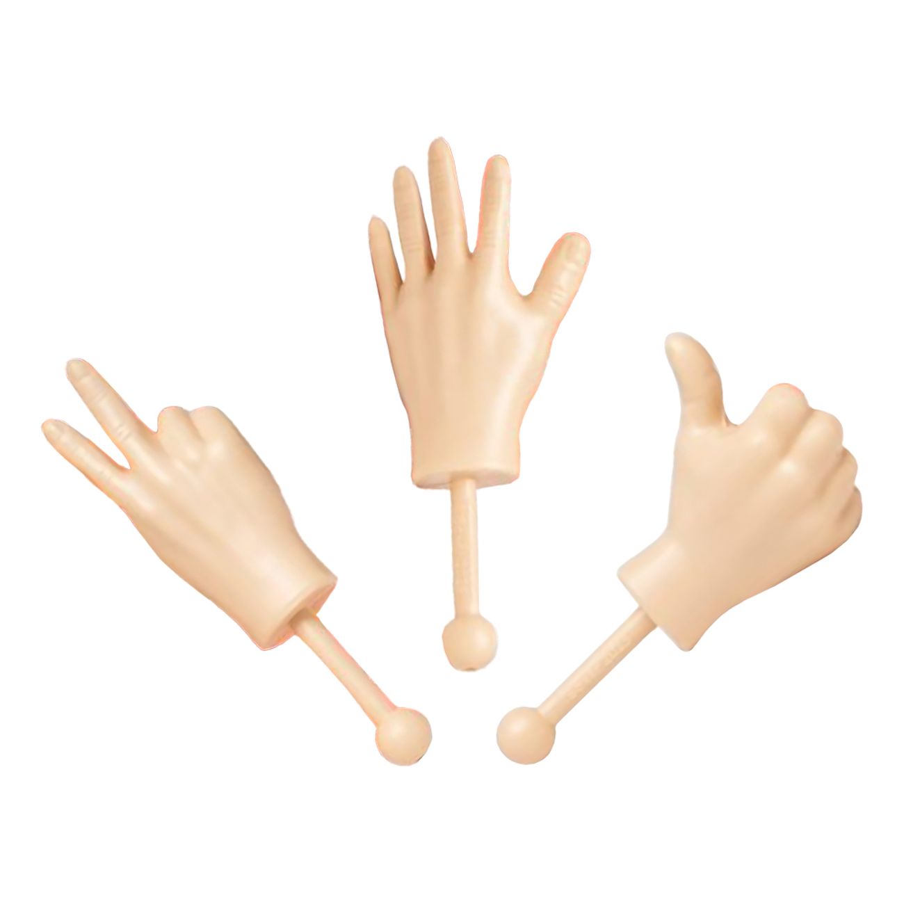 Minihänder på Pinne