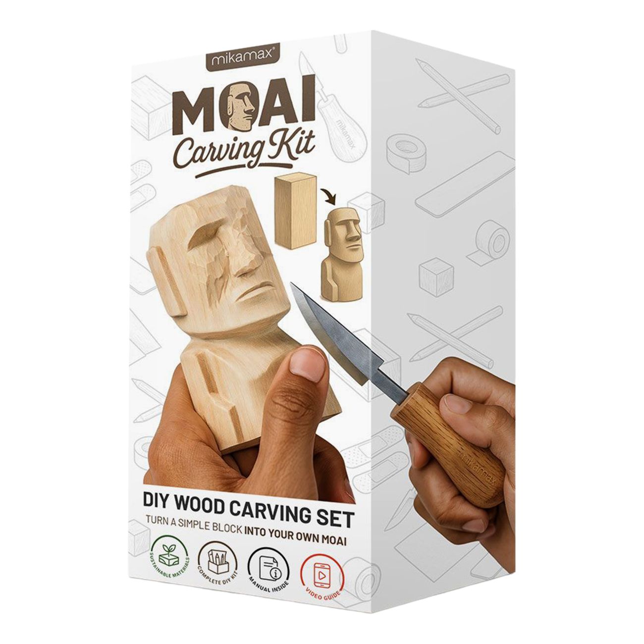 Moai Carving Kit