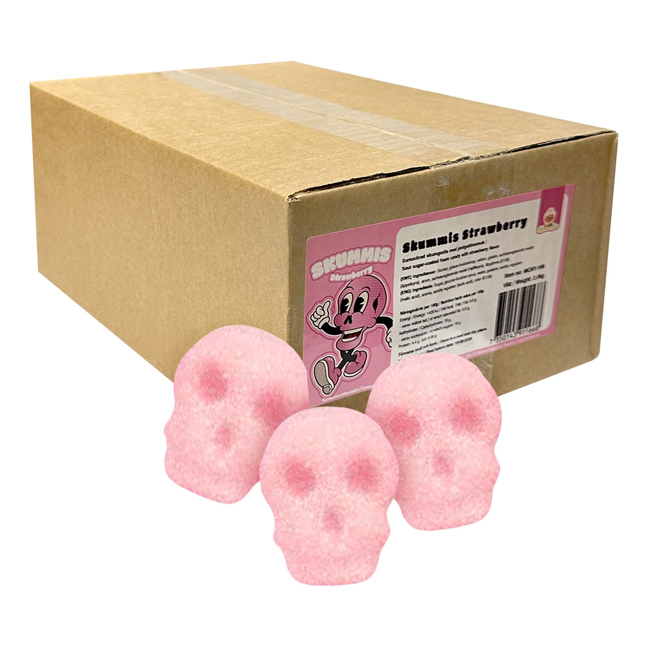 Mormor Lisas Skummis Strawberry Storpack