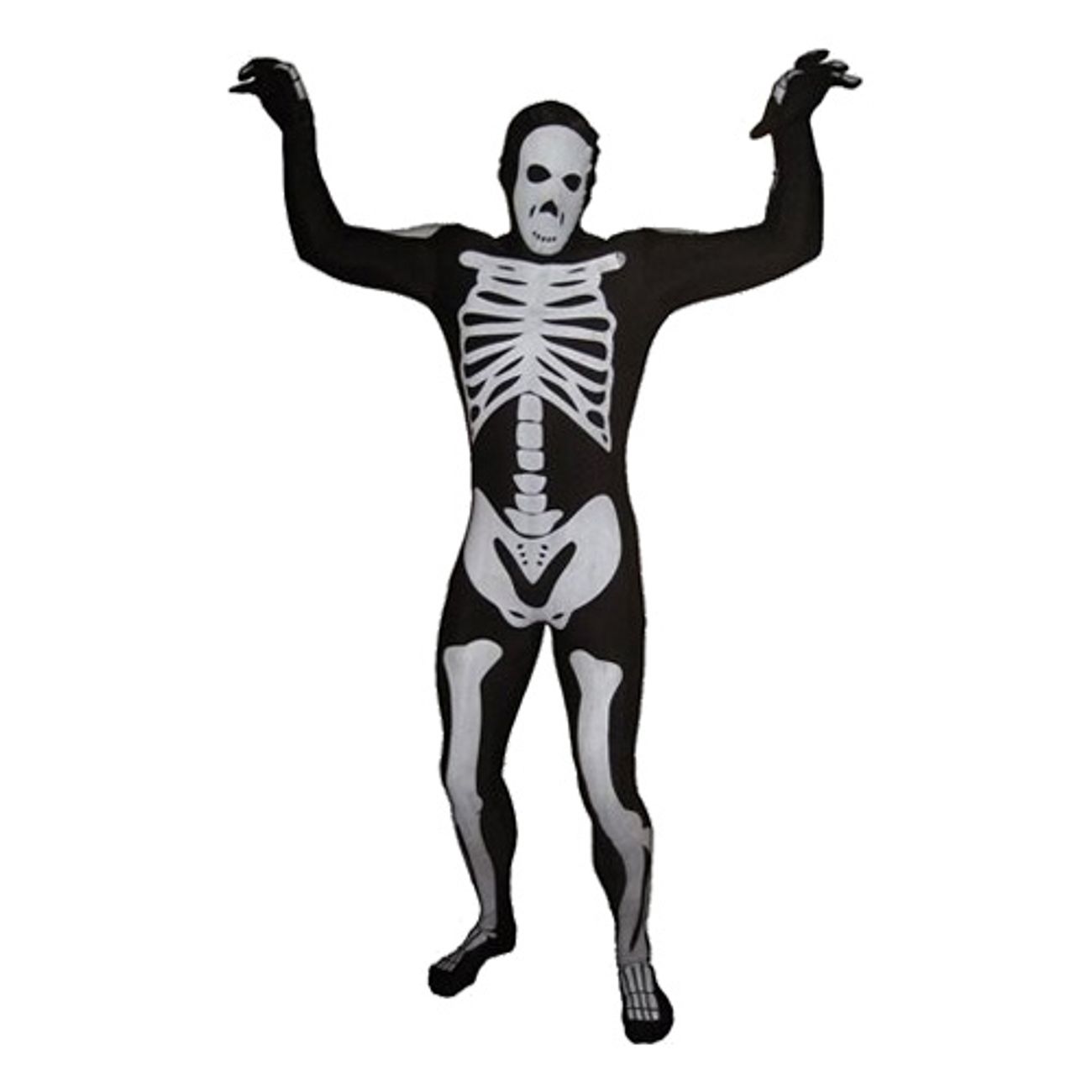 morphsuit-skelett-maskeraddrakt-1