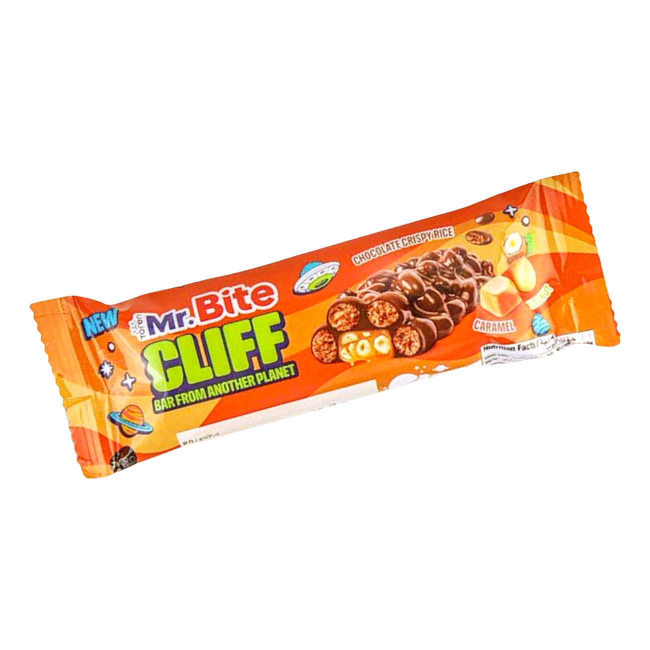 Mr. Bite Cliff Karamell/Hasselnöt Storpack