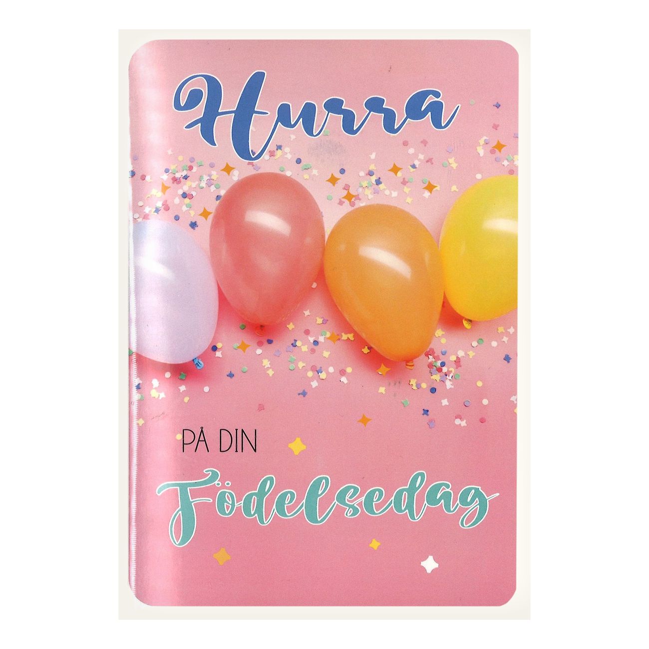 Musikkort Ballonger Hurra