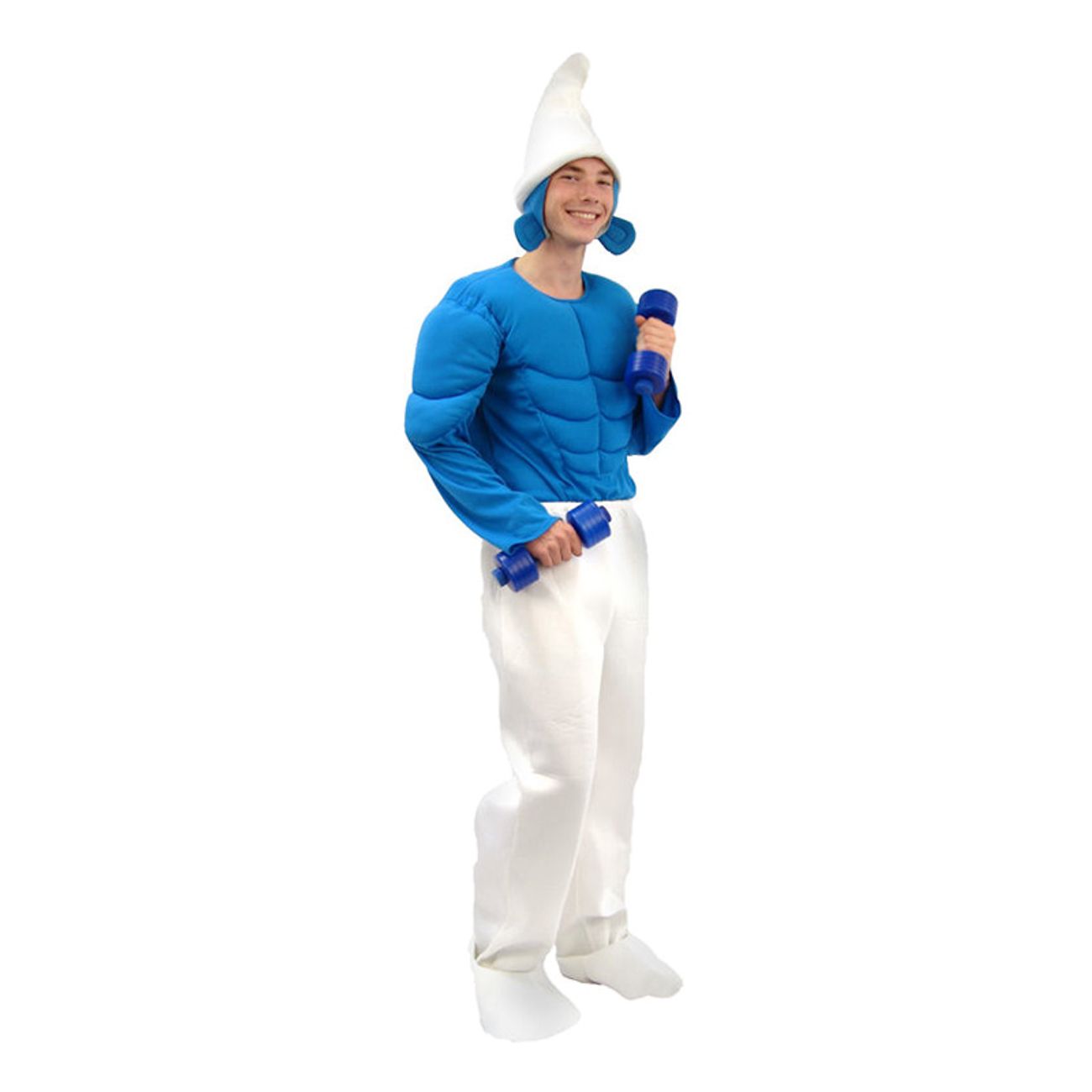 muskelsmurf-maskeraddrakt-1