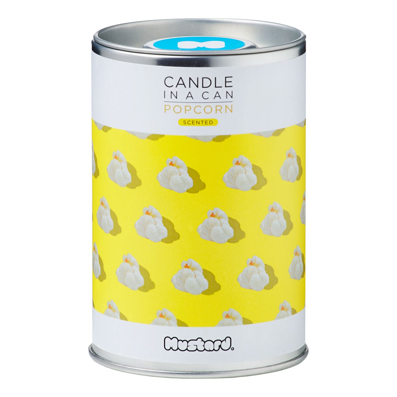 Mustard Candle In A Can Popcorn