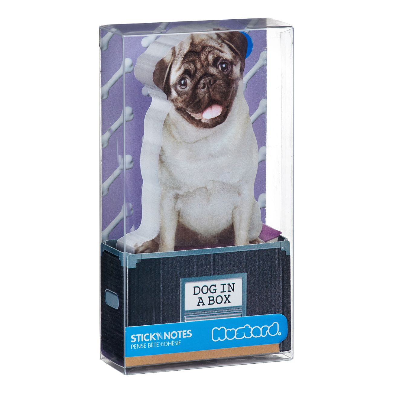 Mustard Dog In A Box Sticky Notes