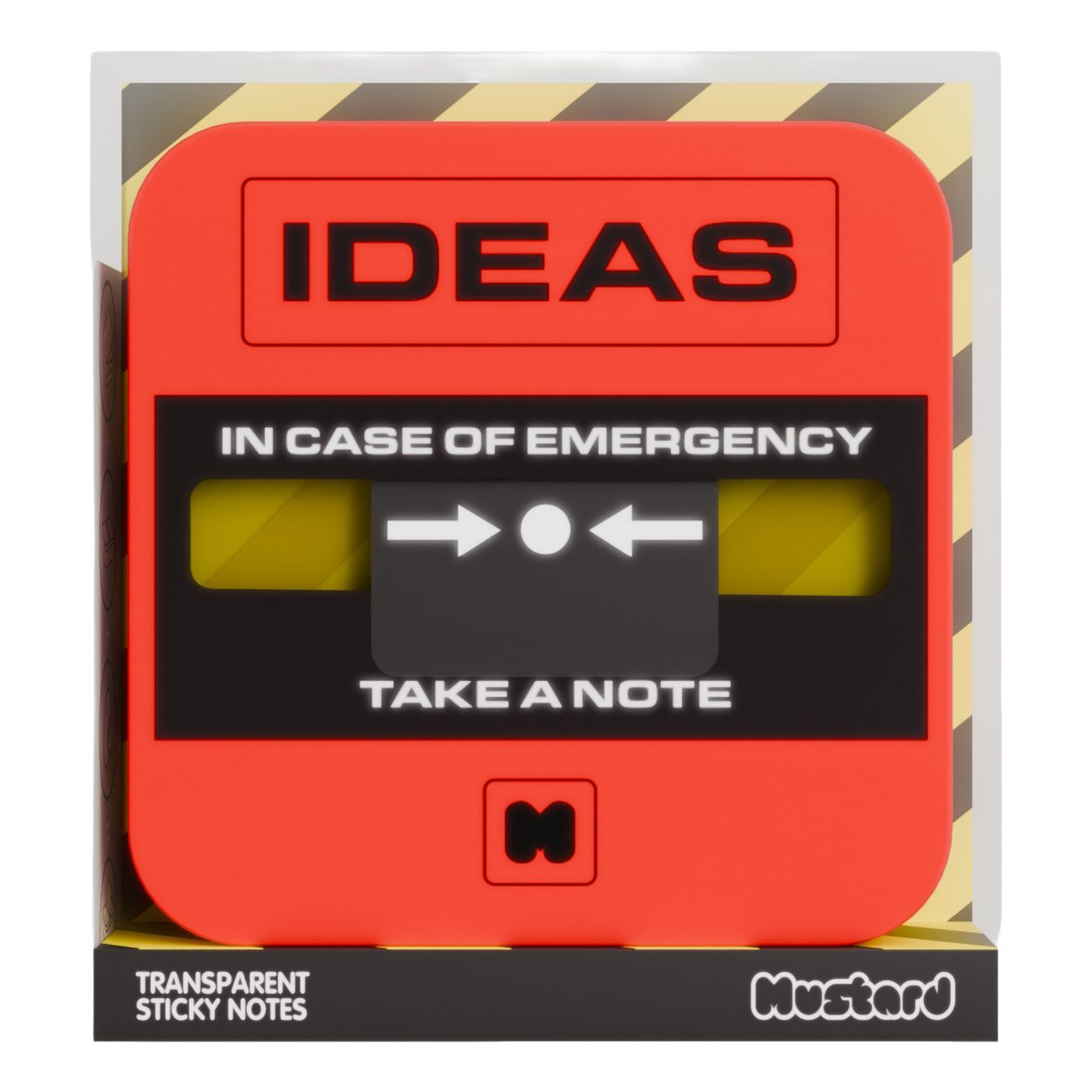 Mustard Emergency Sticky Notes