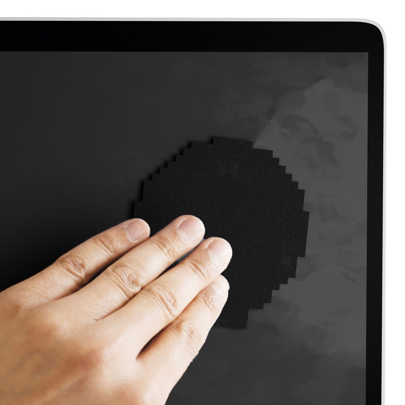 Mustard Happy Face Pixel Wipes Skärmrengöring