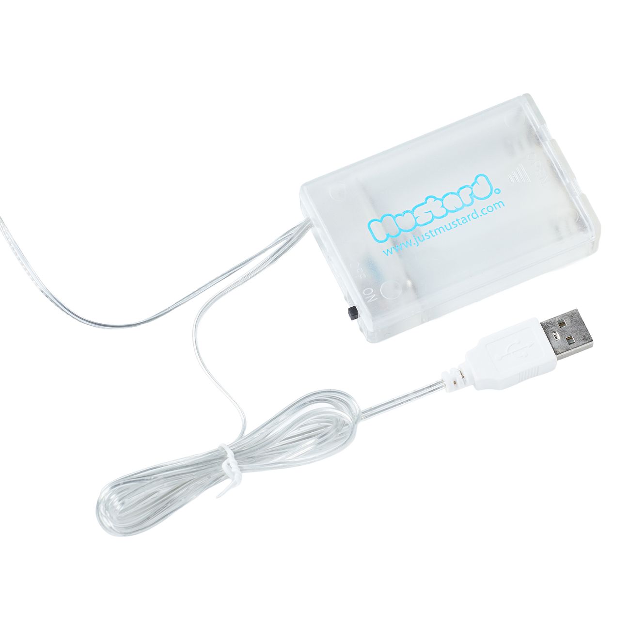 Mustard LED-lampa Katt Neon