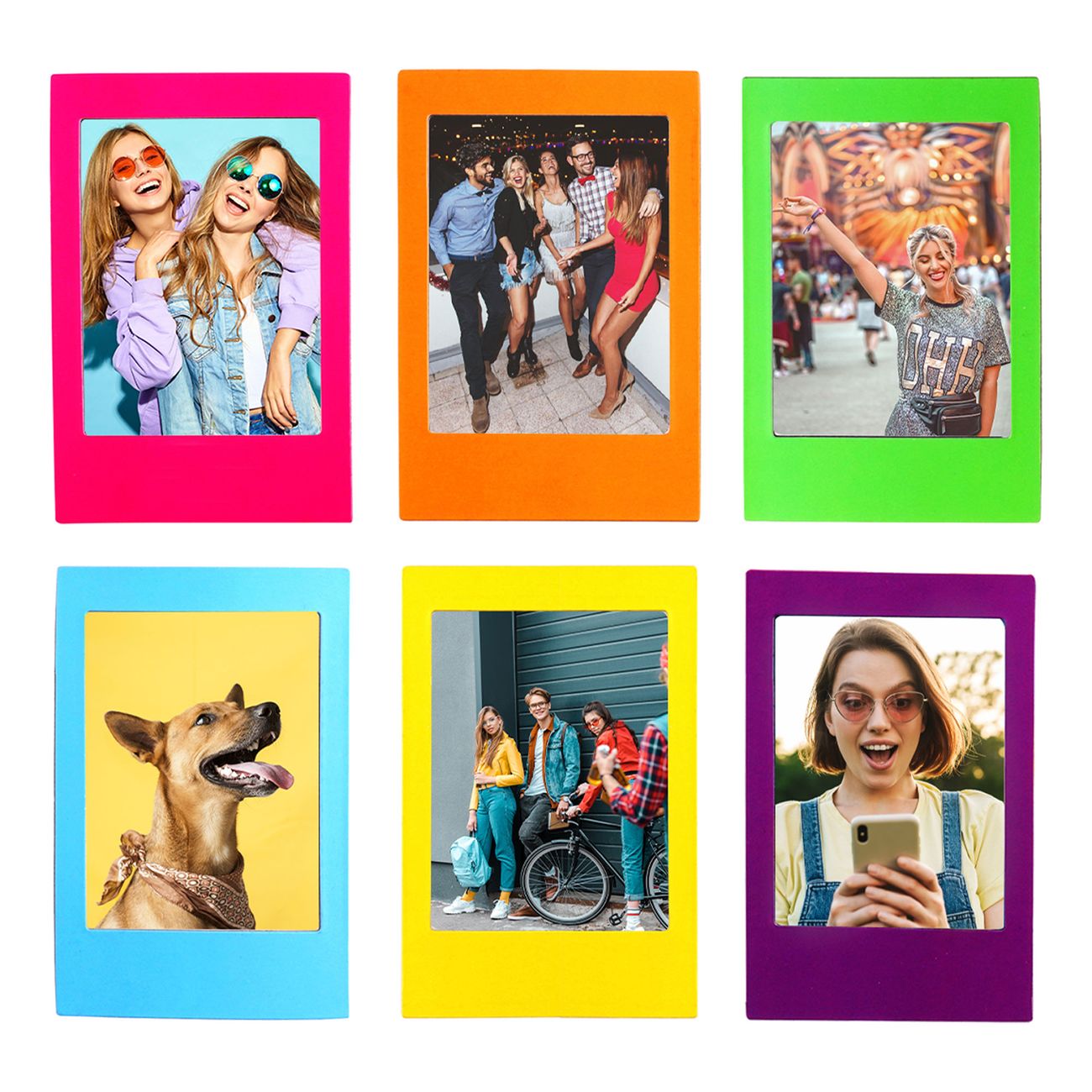 Mustard Magnetiska Ramar Polaroid