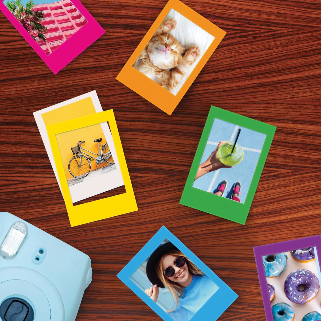 Mustard Magnetiska Ramar Polaroid