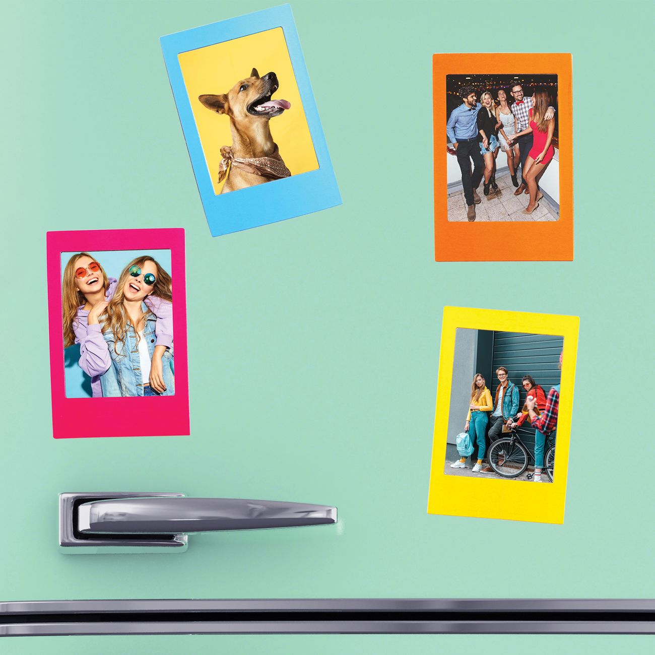 Mustard Magnetiska Ramar Polaroid