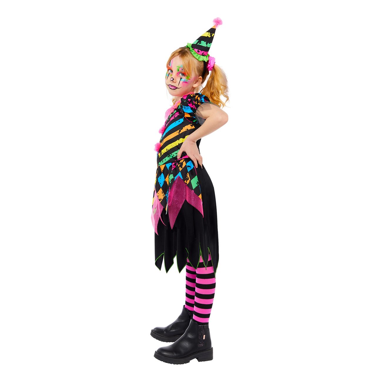 neon-clown-klanning-barn-maskeraddrakt-98407-5