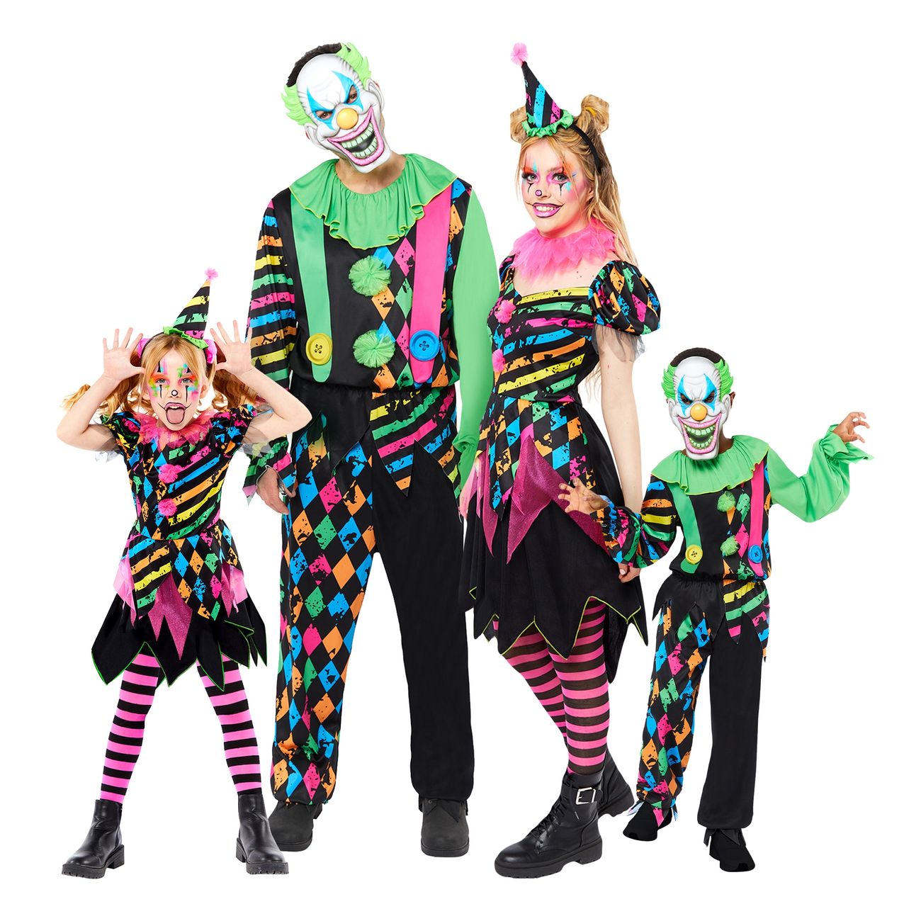 neon-clown-maskeraddrakt-sa-98389-5