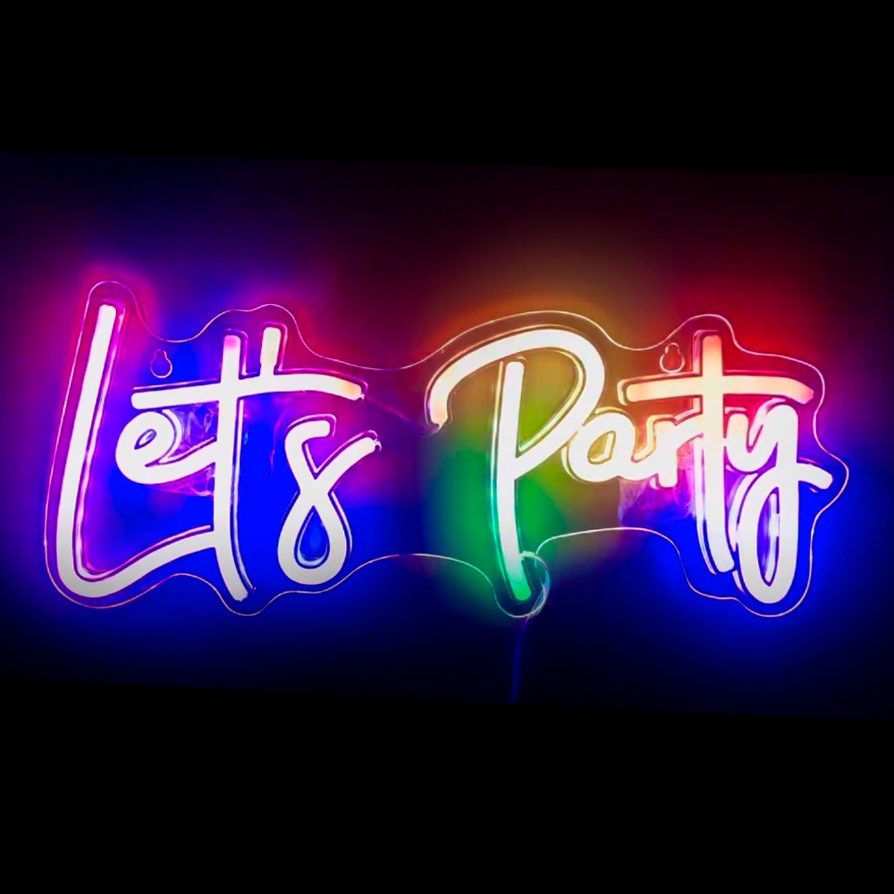 Neonskilt Let's Party