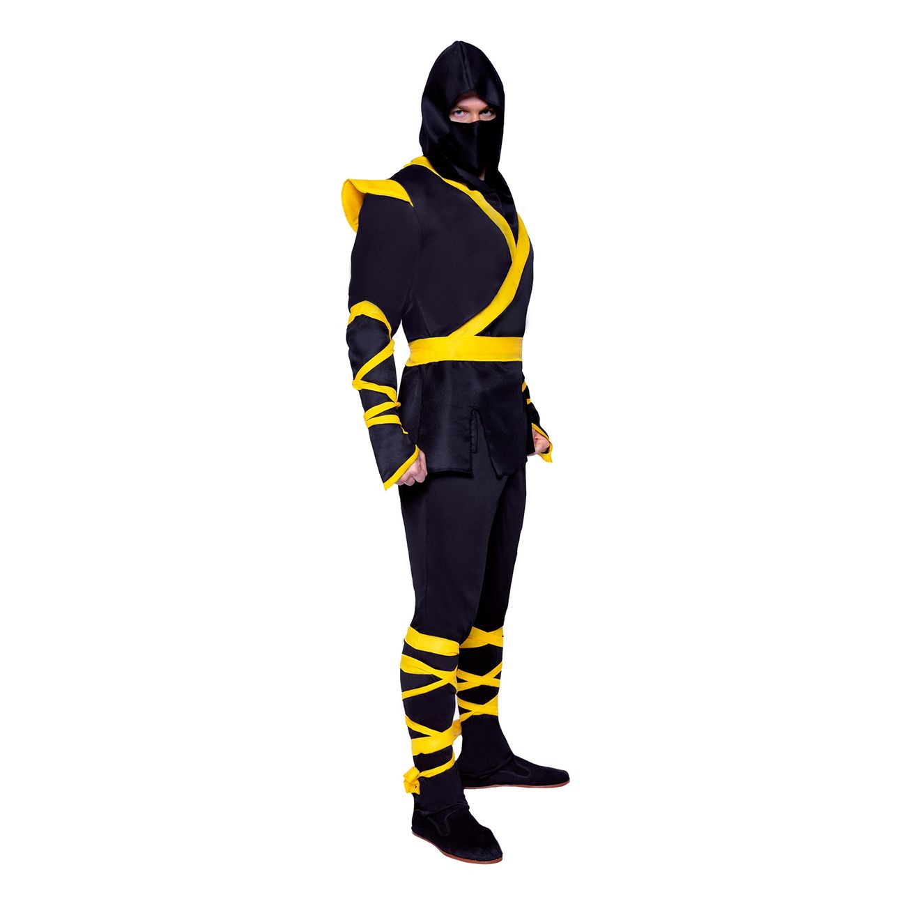 ninja-svartgul-maskeraddrakt-97627-2