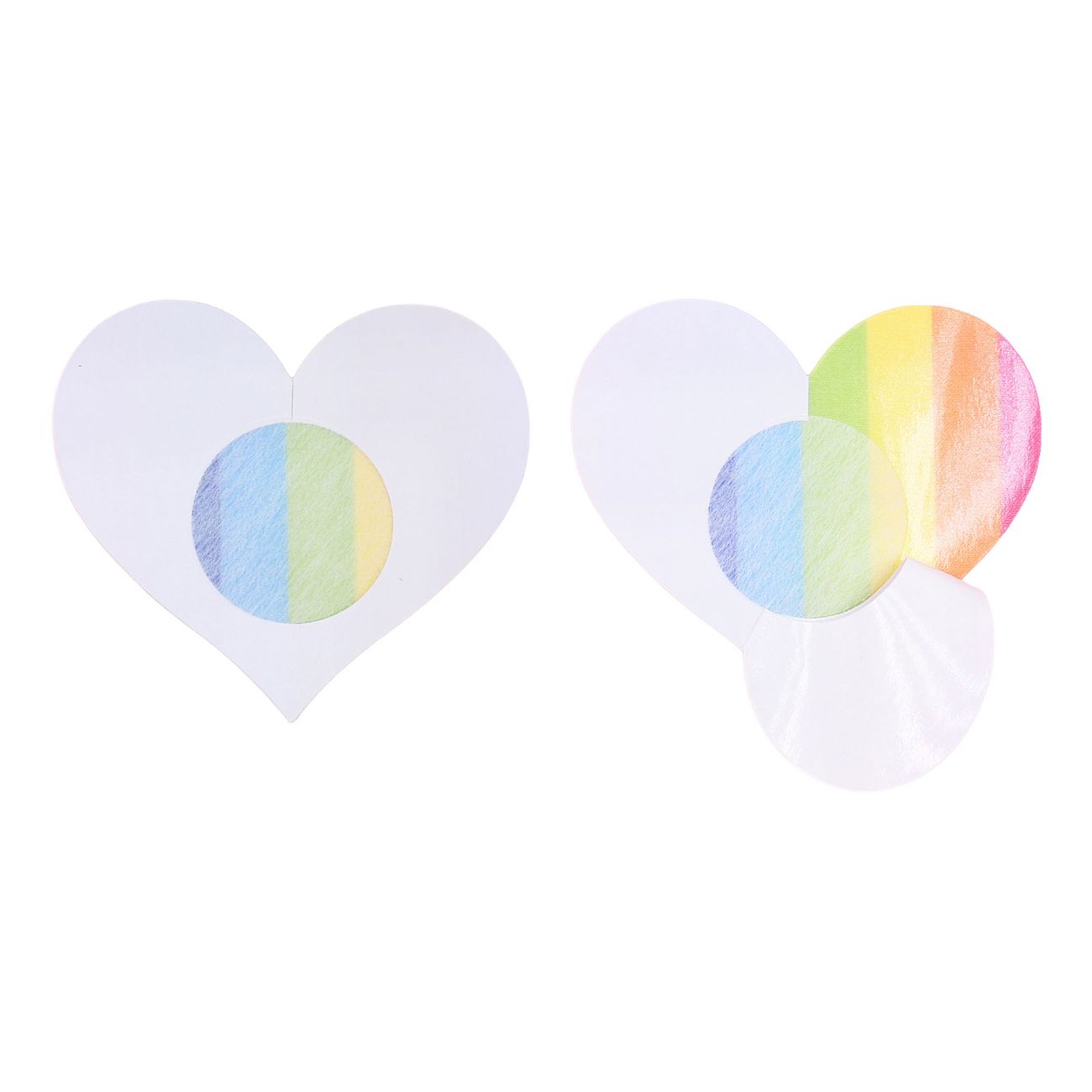 Nipple Covers Hjärtan Pride