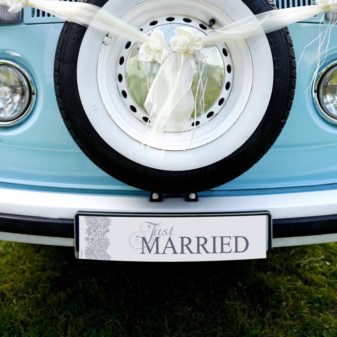 Nummerplåt Just Married