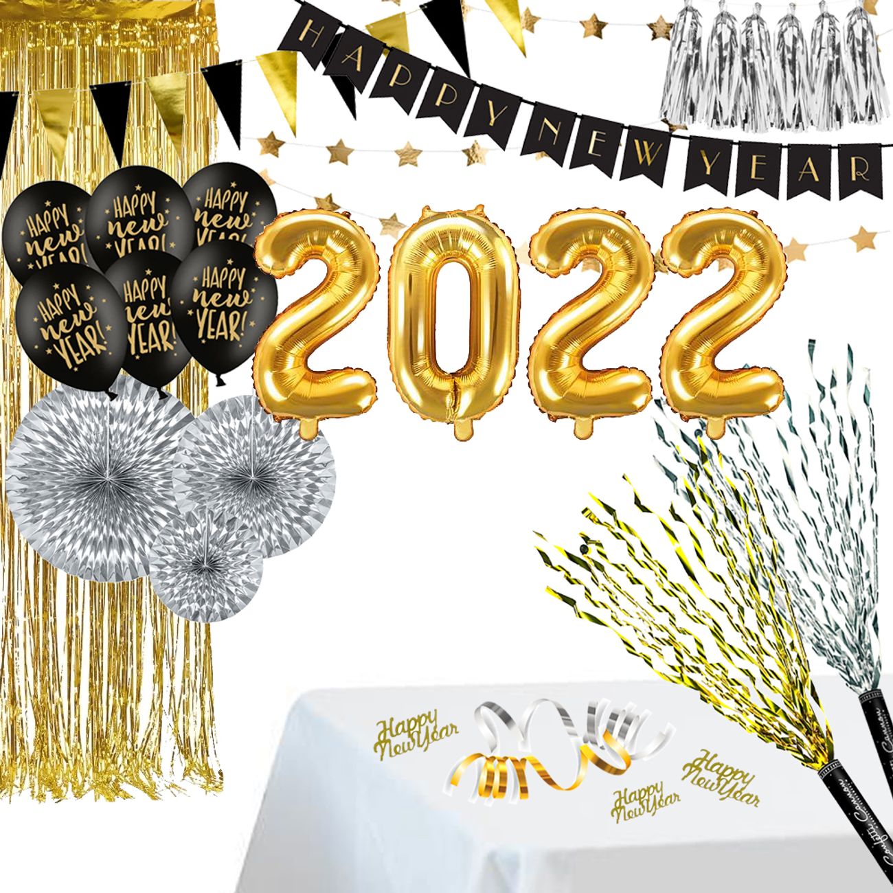 Nyår 2022 Dekorationspaket Deluxe | Partykungen