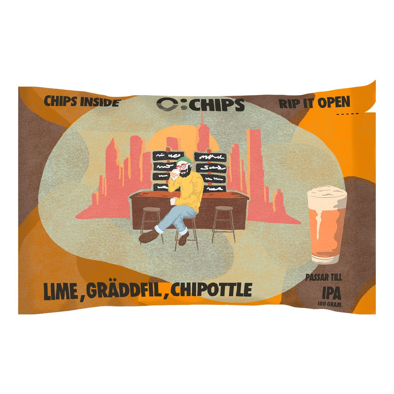 Ö-Chips IPA Lime Gräddfil Chipotle