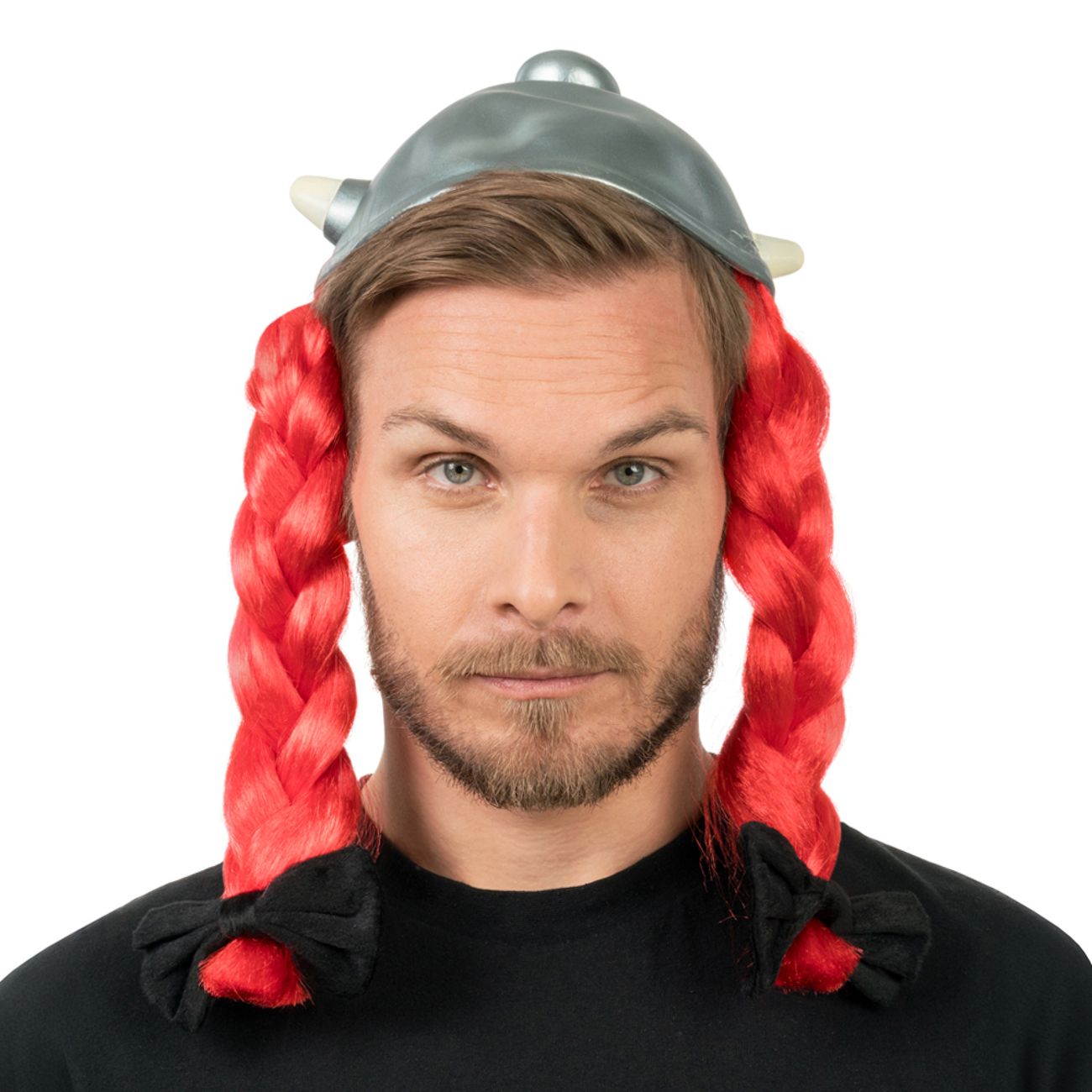 Obelix Hjälm med Flätor