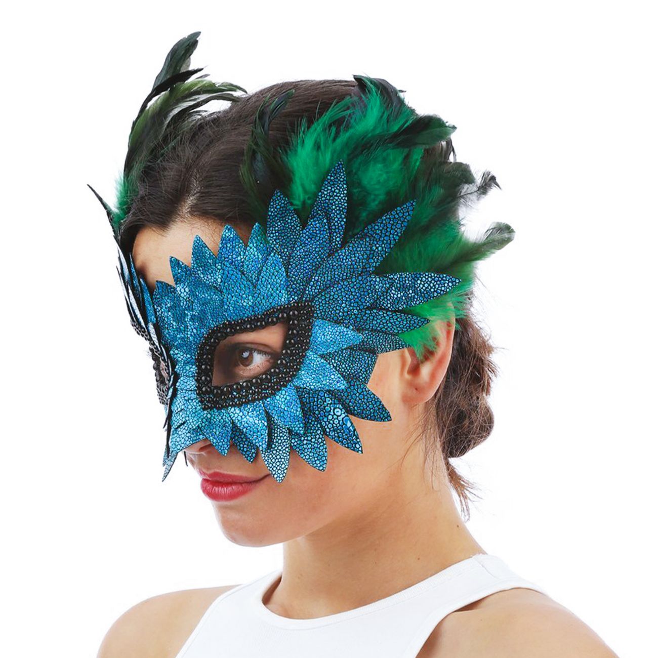 Ögonmask Fågel med Fjädrar