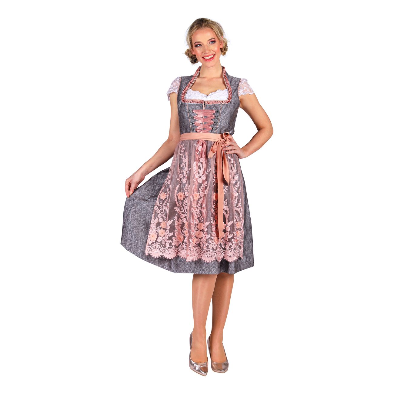 Oktoberfest Dirndl Lina Deluxe Maskeraddräkt