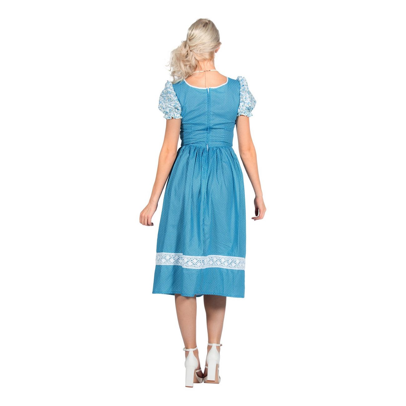 Oktoberfest Klänning Blå Maskeraddräkt