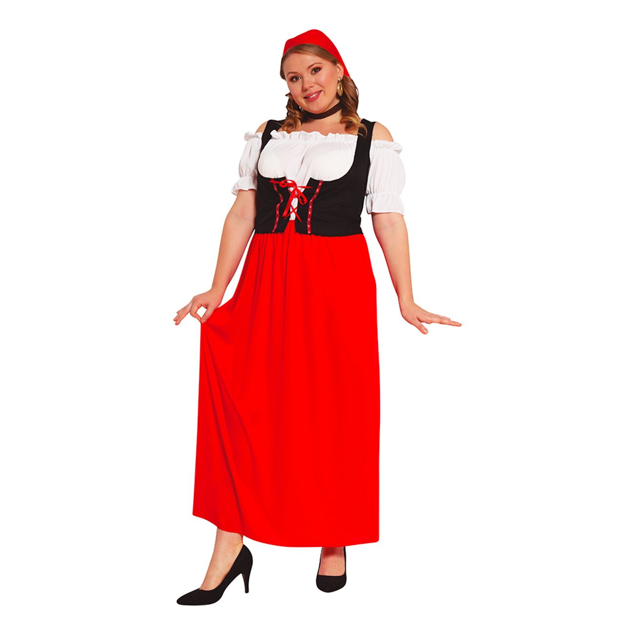 Oktoberfest Kjole Kostume Plus | Partykungen