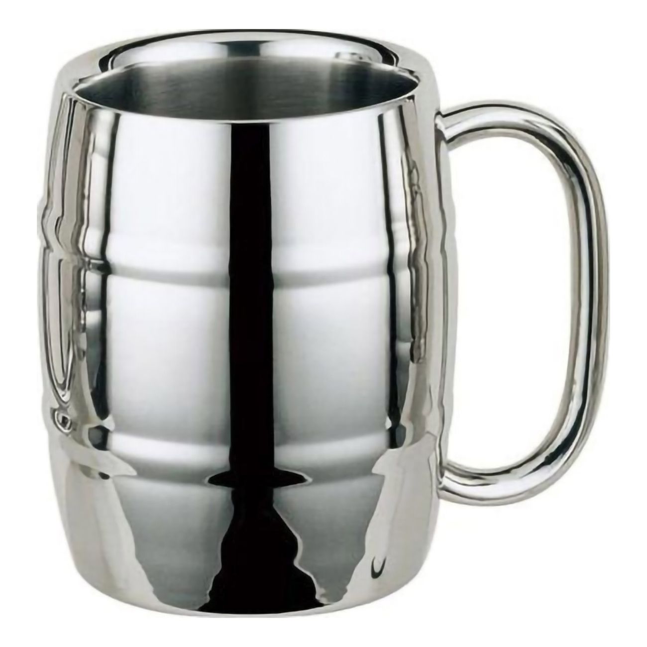Ölmugg i Rostfritt Stål Dubbelväggad