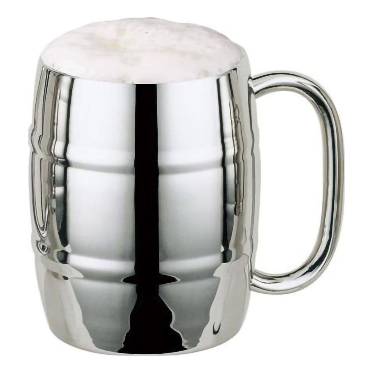 Ölmugg i Rostfritt Stål Dubbelväggad