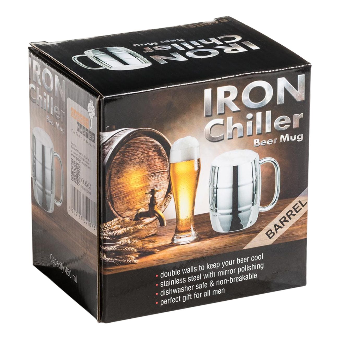 Ölmugg i Rostfritt Stål Dubbelväggad