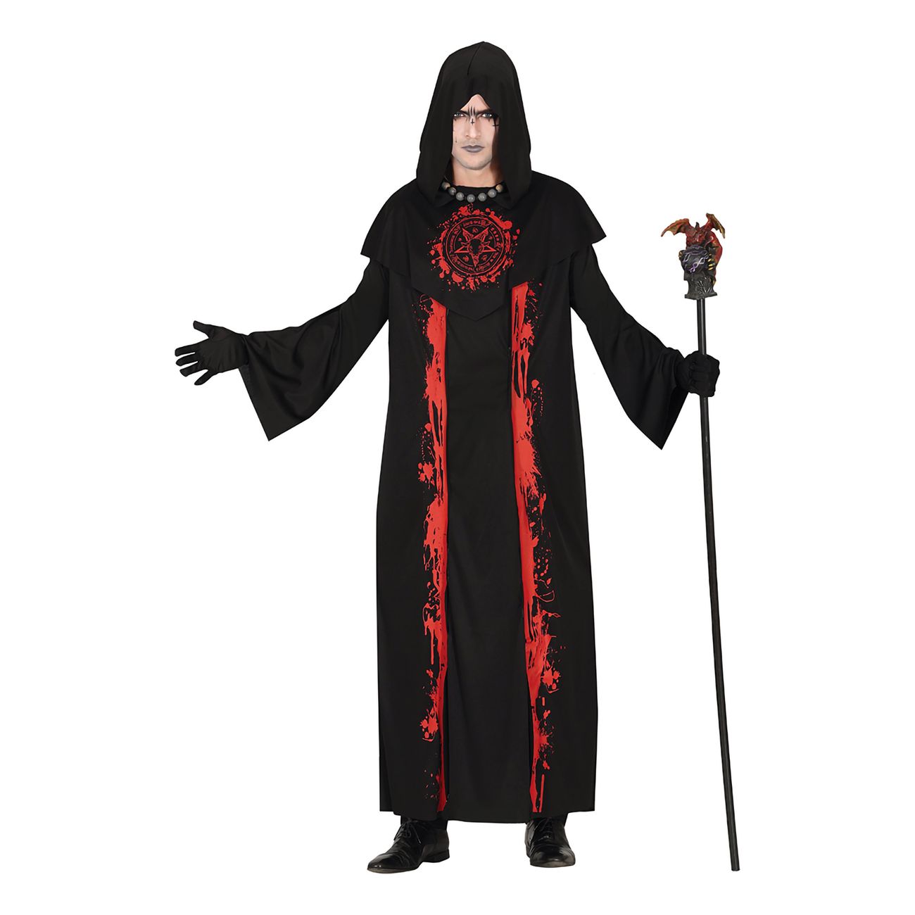 Ond Ritualmästare Maskeraddräkt