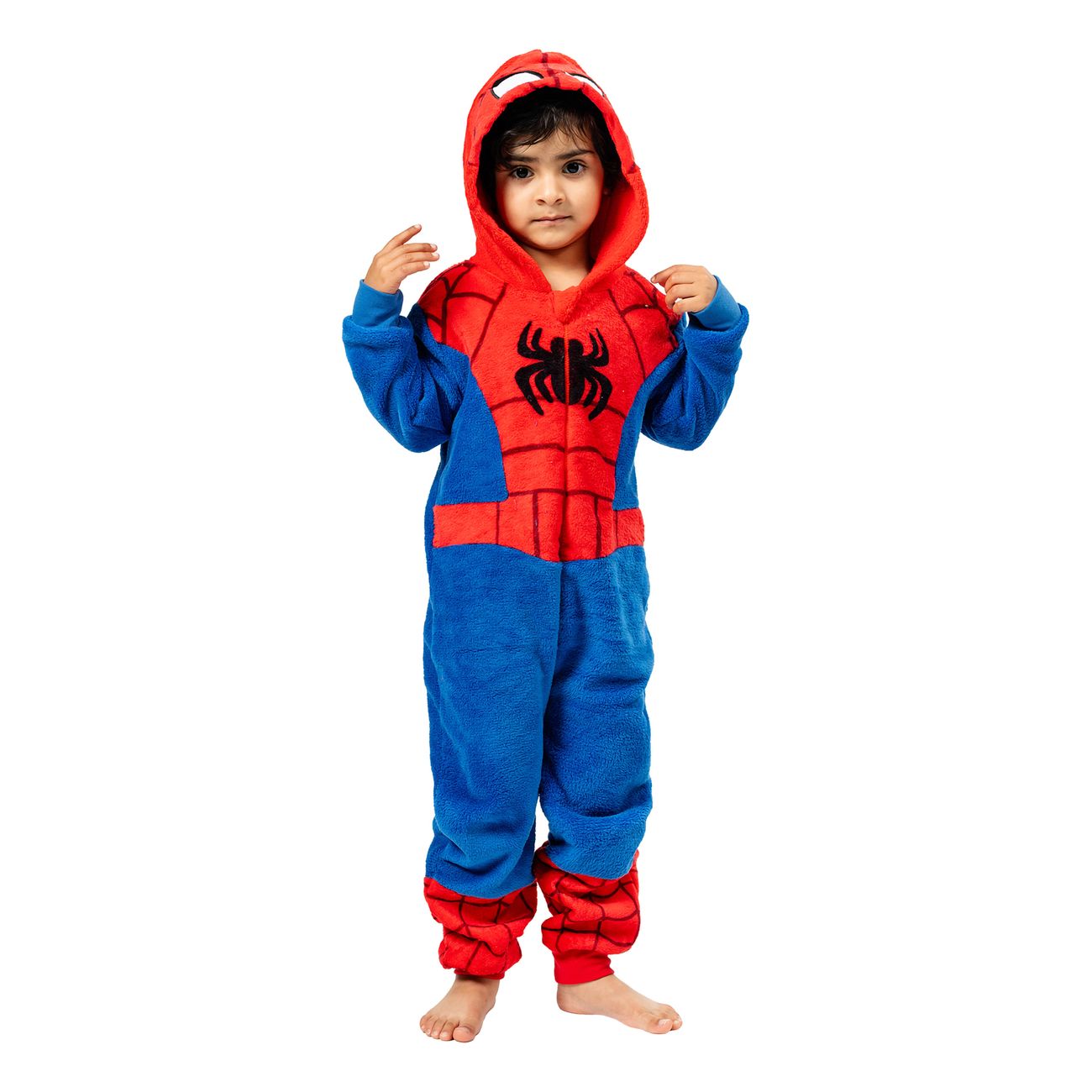 Onesie Spiderman Barn Maskeraddräkt