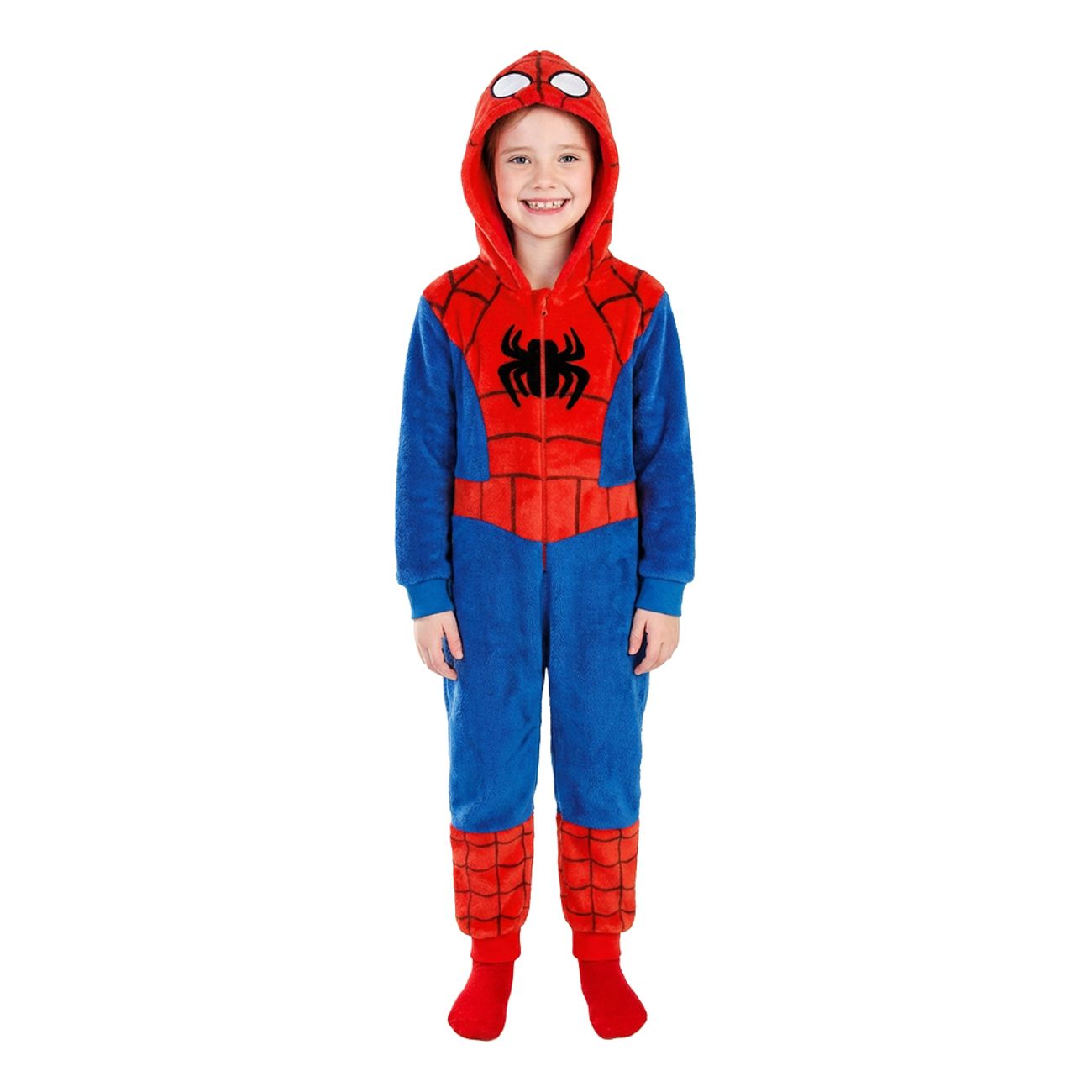 Onesie Spiderman Barn Maskeraddräkt