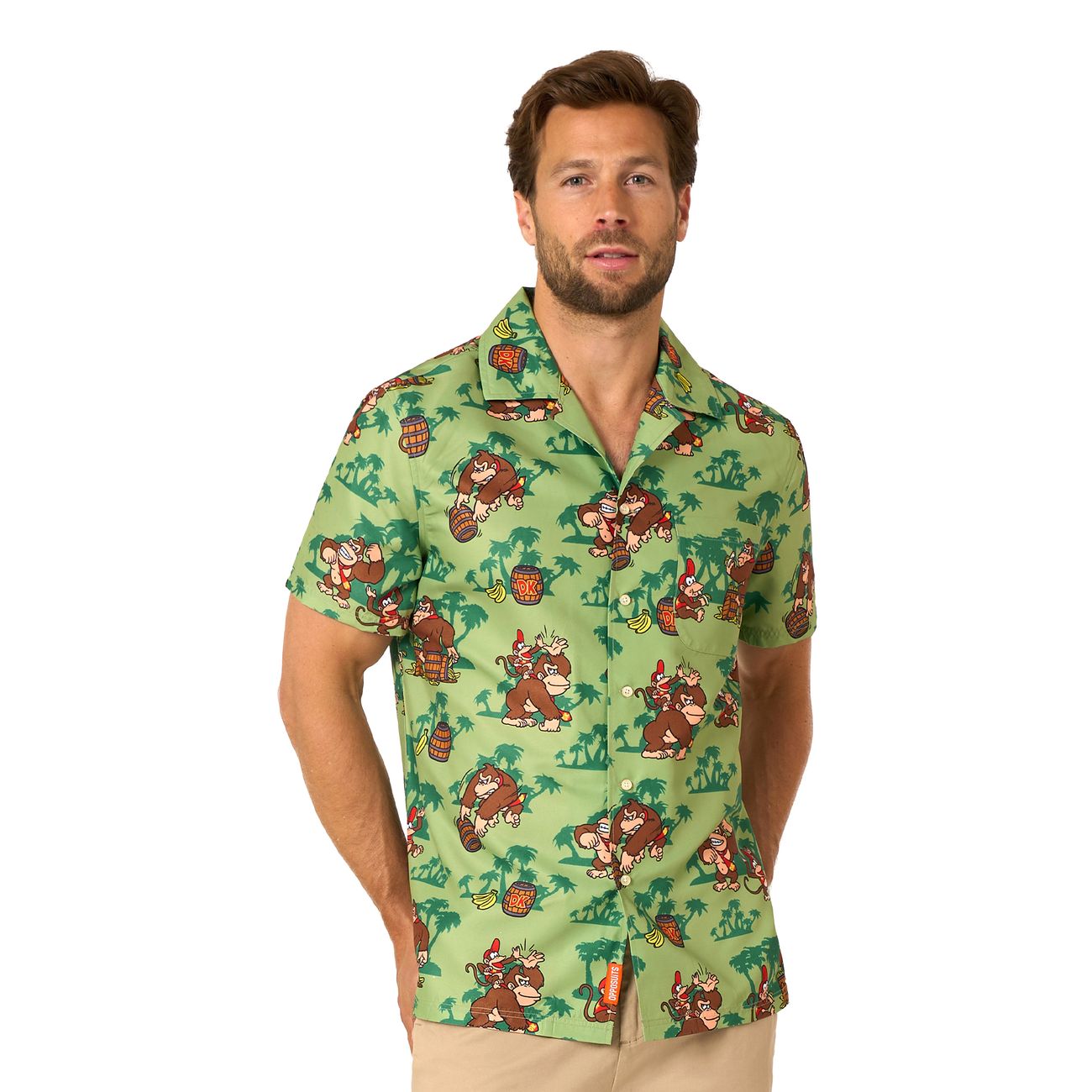 OppoSuits Donkey Kong Bananas Skjorte