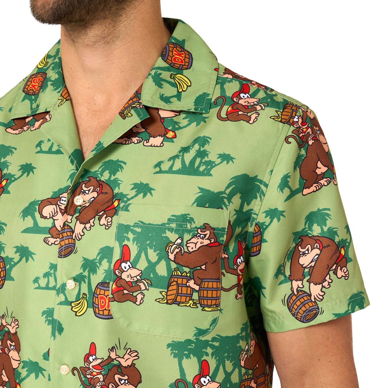 OppoSuits Donkey Kong Bananas Skjorte
