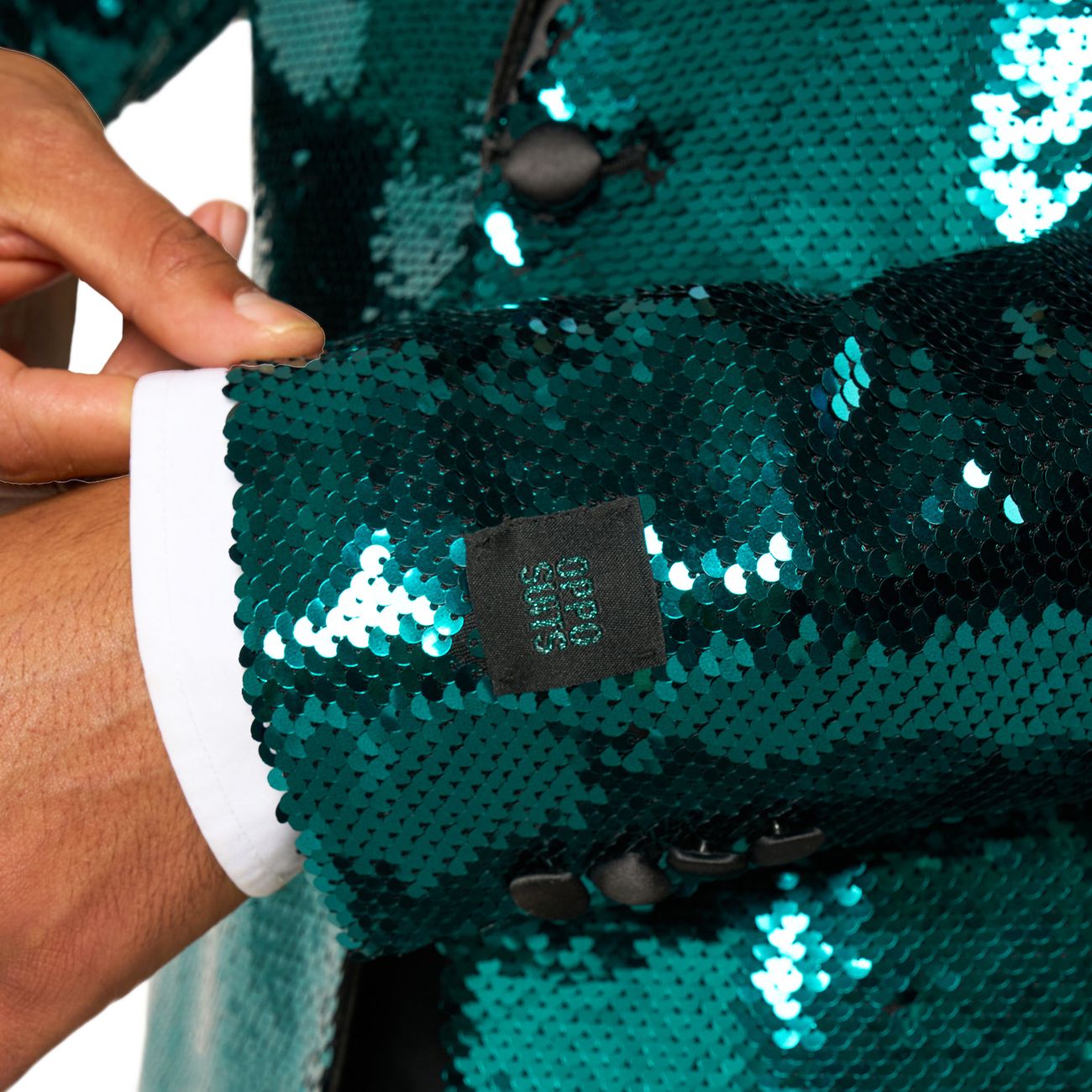 OppoSuits Paljettkavaj Briliant Grön