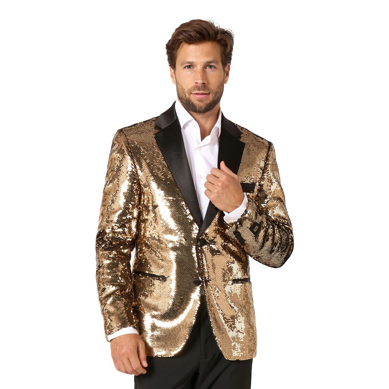 OppoSuits Paljettkavaj Briliant Guld