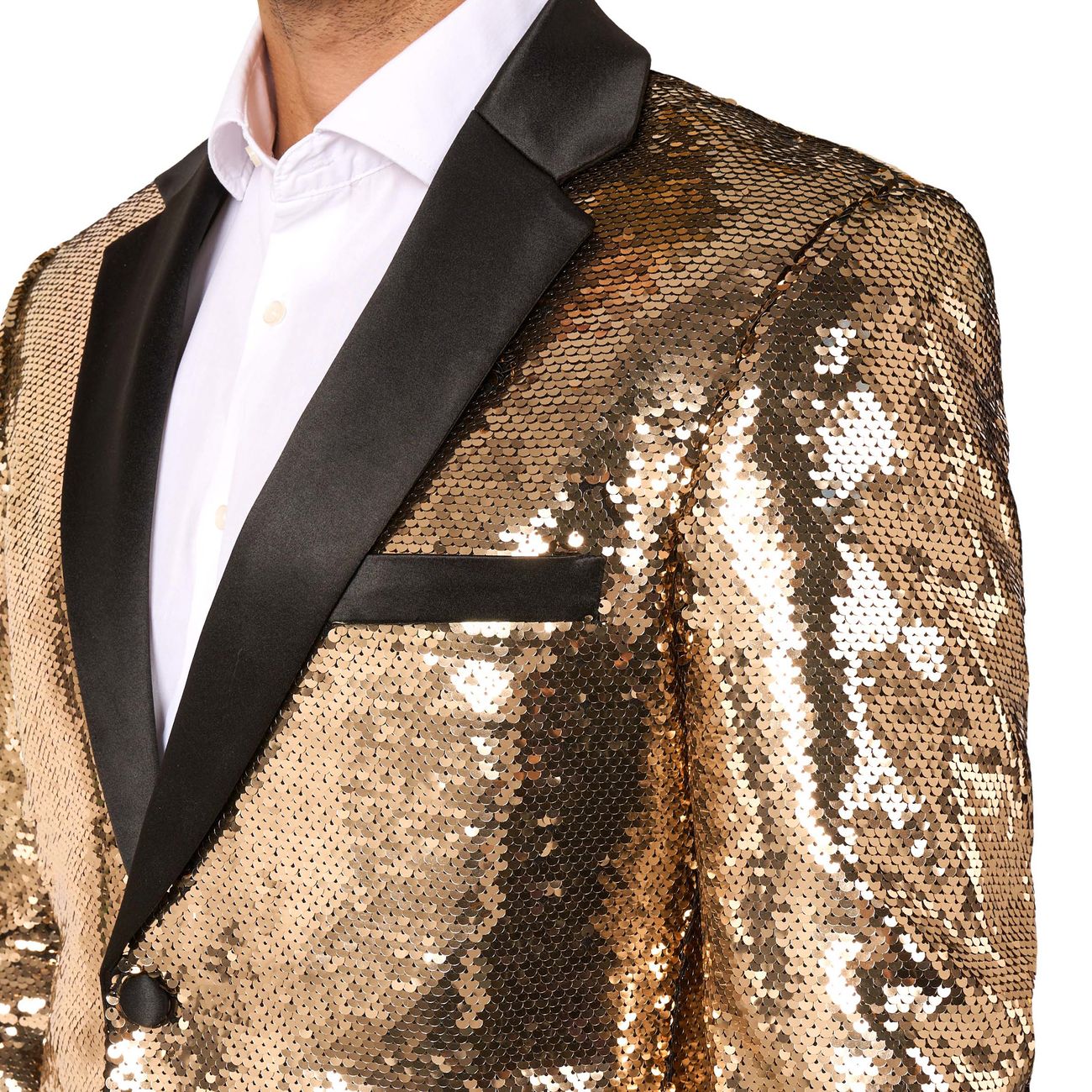 OppoSuits Paljettkavaj Briliant Guld