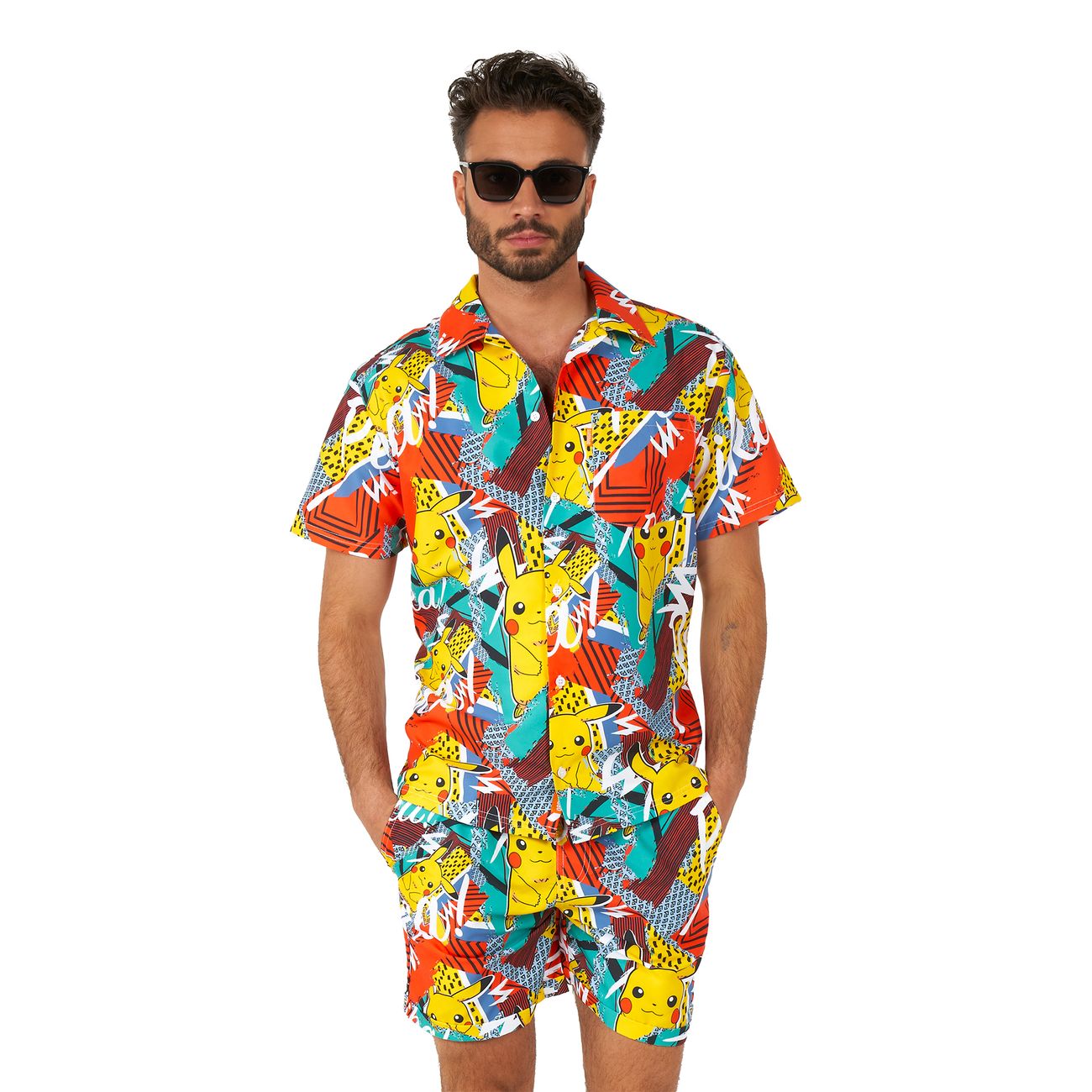 OppoSuits Pika Pikachu Shorts Kostym