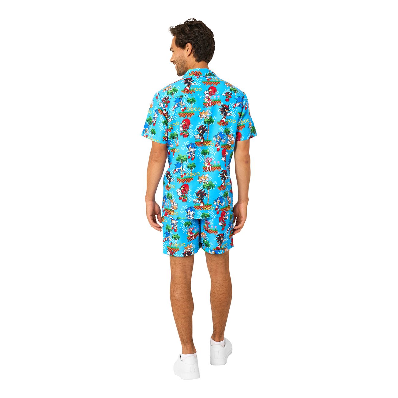 OppoSuits Sonic™ Green Hill Shorts Kostym