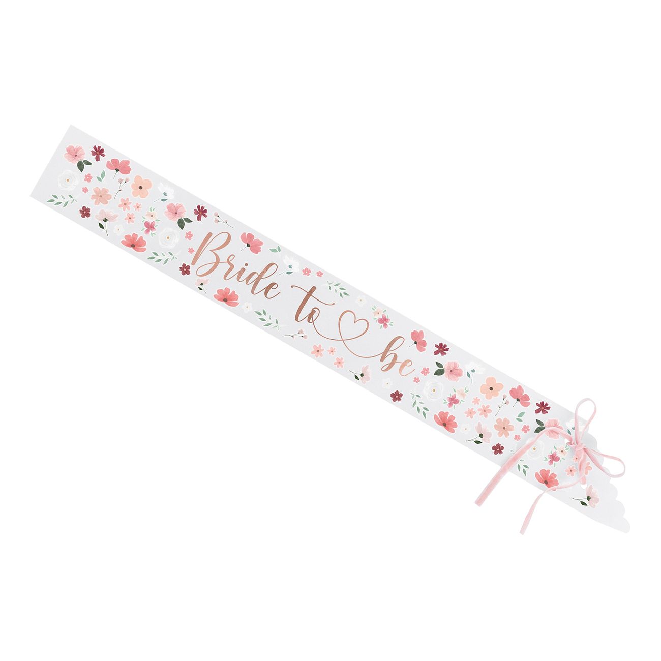 Ordensband Bride To Be Blommor